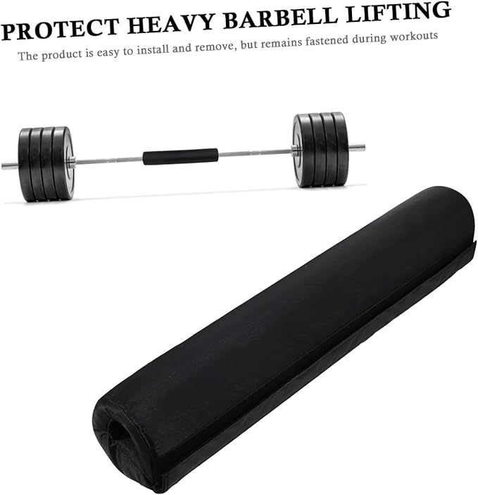 Toyvian 2Pcs Barbell Pad Shoulder Protective Squat Pads for Weightlifting High Density Neck Cushion Gym Equipment for Squats Lunges Hip Thrusts Easy Installation Non Slip