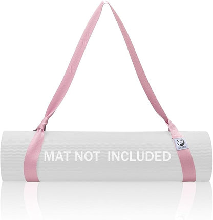 Slim Panda Yoga Mat Straps for Carrying, Adjustable Yoga Mat Carrier Sling Fits All Mats(Mat Not Included)