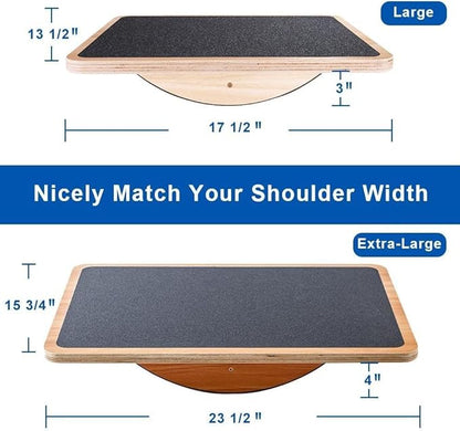 StrongTek Balance Board & Foam Pad Set – Core Training & Desk Fitness Combo