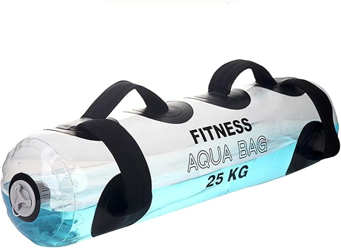 Aqua Dumbbell Bag Water Weights 30-55 lbs – Adjustable Water Weight Training Bag for Core Strength, Balance, Stability, Functional Fitness, Home Gym & Full Body Workout, Cross Training, HIIT