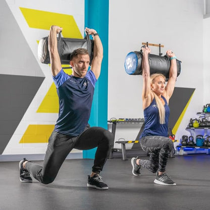 METIS Power Bags – 11lbs to 66lbs | Strength Training Fitness Equipment – Home Exercise and Gym Fitness | Prefilled Powerbag Weights for Powerlifting, Crossfit & MMA