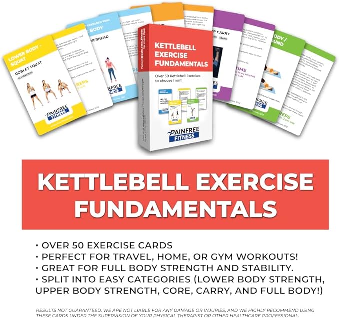 Exercise Flash Cards - Workout Cards Deck - Exercise Cards for Home Workouts Women & Men