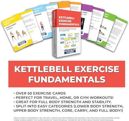 Exercise Flash Cards - Workout Cards Deck - Exercise Cards for Home Workouts Women & Men