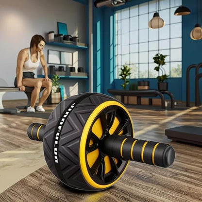 "6-in-1box Ab Roller Wheel Kit with Push Up Bars, Hand Grip Strengthener, Jump Rope & Knee Pad for Home Gym Fitness and Core Workout"