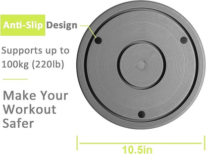 KYTO Waist Twister Disc – Core Trainer Board with Digital Counter, Ab Workout Equipment with 360° Rotation, Non-Slip Foot Massage Design for Home, Office Fitness