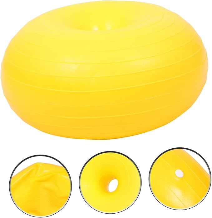 Portable Reusable Core Ball for and Yoga Lightweight Exercise Ball for Strengthening and Balance Training for Core Muscle Workouts