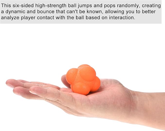 PATIKIL Bounce Reaction Balls Coordination Training Ball, Agility Trainer TPR High Difficulty for Speed Reflex