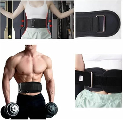 Comfortable Regulable Weight Lifting Belt Strong Support Design for Men Women, Fitness Belt for Training, EVA Nylon