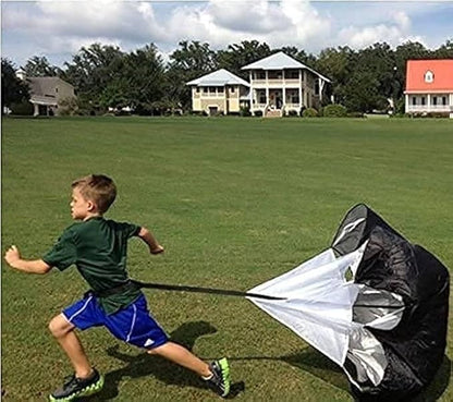 Running Speed Training Football Parachute - 48" Inch for Kids Resistance Sprint Trainer - Chute Soccer Training