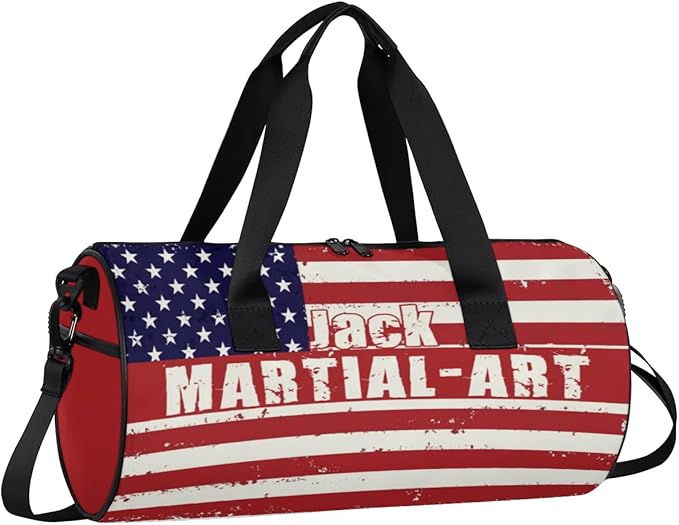 Personalized-Martial-Arts-Gear-Bag for Karate Teakwondo, Custom Jiujitsu Bag for Boys, Karate Teakwondo Bag for Gear Waterproof Lightweight Large USA