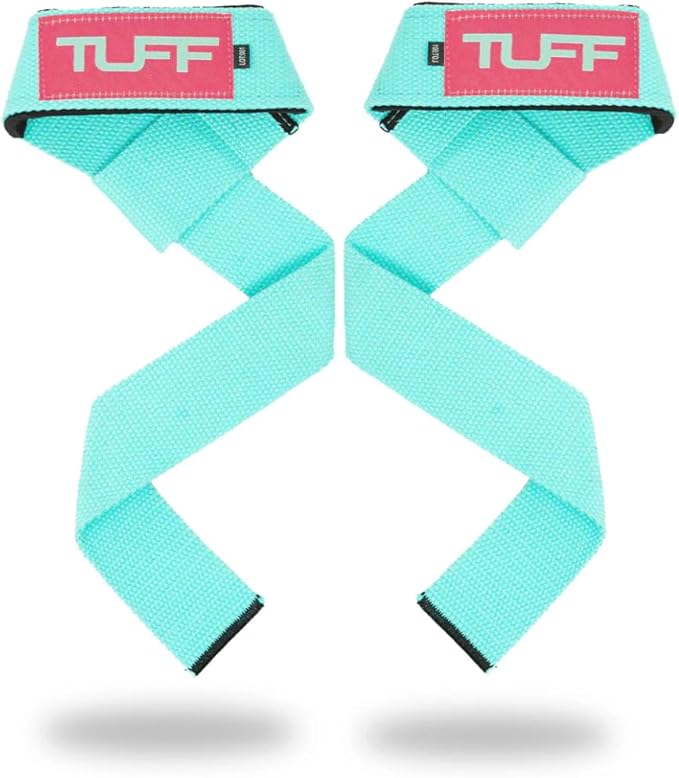 Tuff Lifting Straps - Wrist Straps for Weightlifting, Deadlifts, Powerlifting, and Strength Training - Ideal for Men and Women