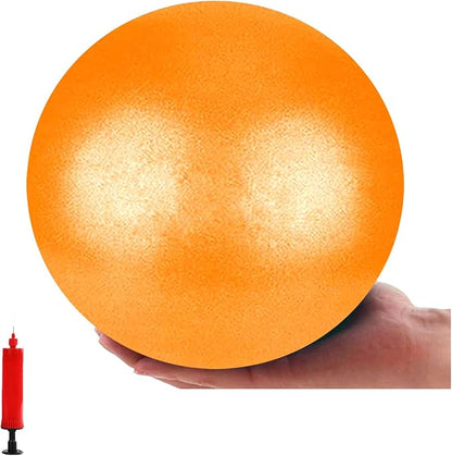 Mini Yoga Balls 6 Inch Exercise Pilates Therapy Balance Micropore Ball Barre Equipment for Home Stability Training Physical Core Training with Pump