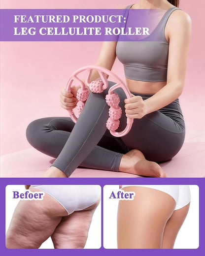Home Workout Pilates Kit for Women, Better me Pilates Ring and Ball Set Essentials Equipment, with 5 Resistance Bands, Massager Roller, Yoga Starter Accessories for Toning Arms, Thighs & Core