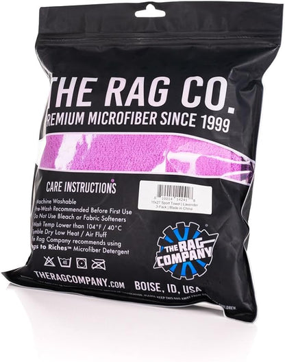 The Rag Company - Sport & Workout Towel - Gym, Exercise, Fitness, Spa, Ultra Soft, Super Absorbent, Fast Drying Premium Microfiber, 320gsm, 16in x 27in, Lavender - Pack of 3