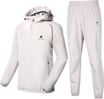 HOTSUIT Sauna Suit Women Machine Washable Sweat Sauna Jacket Pants Anti Rip Sweat Suits for Gym Workout