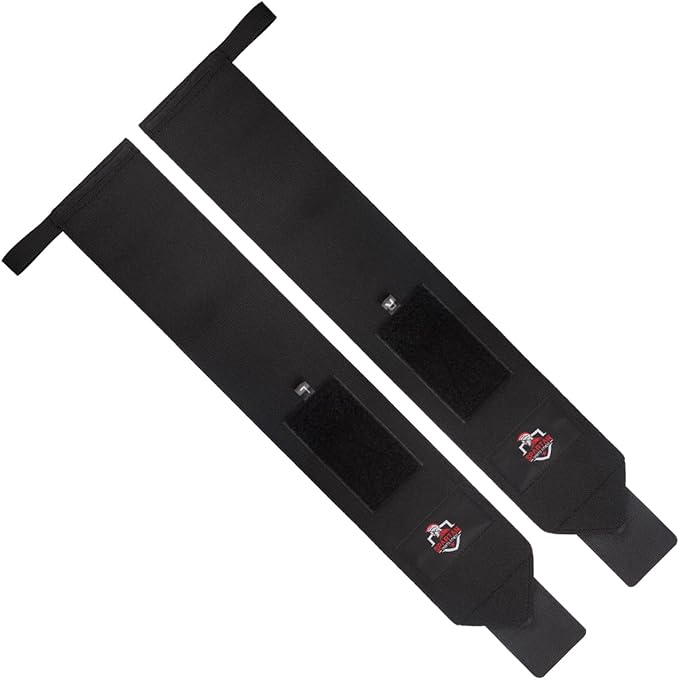 Spartan Sports Fitness Weightlifting Wrist Wraps 18" Professional Quality Wrist Support with Heavy Duty Thumb Loop - Best for Powerlifting Competition, Strength Training, Bodybuilding.