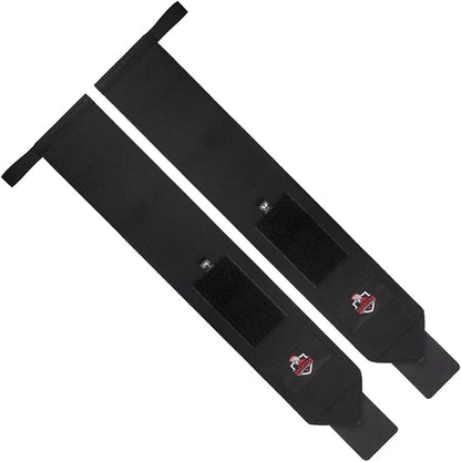 Spartan Sports Fitness Weightlifting Wrist Wraps 18" Professional Quality Wrist Support with Heavy Duty Thumb Loop - Best for Powerlifting Competition, Strength Training, Bodybuilding.