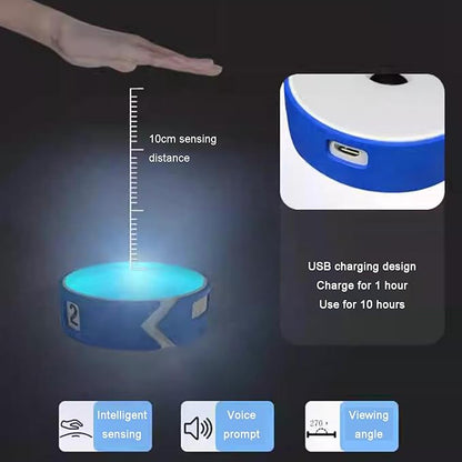 Reaction Training Light, Flash Reflex Speed Agile Reaction Equipment, with Remote Control, 4 Modes & 4 Light Color, Sensing Distance 10cm, for Soccer Baseball Basket Ball