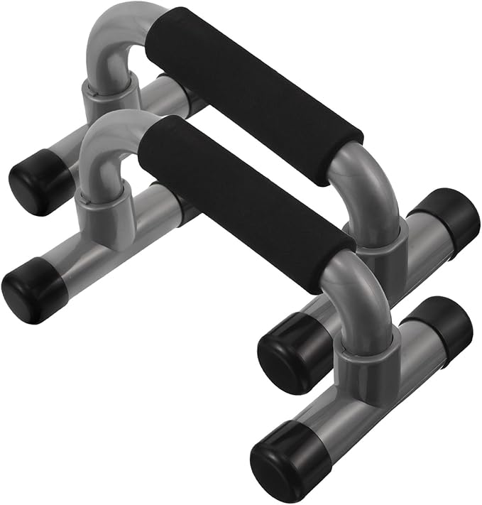 IMIKEYA H-shape Push up Bars Parallettes Bars Non-slip Ergonomic Grip Fitness Equipment Home Gym Accessories for Chest and Hand Workout Training