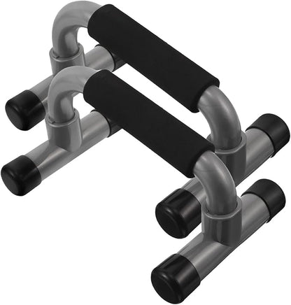 H-shaped Pushup Bars Pair for Home Gym Equipment, Non-slip Parallettes Bars for Chest Muscle Training and Strength Workout, Portable Fitness Pushup Stands for Men and Women