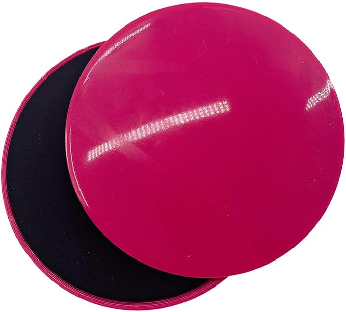 Gliding Discs For Abdominal Exercises - Core Sliders | Fitness Gliding Discs | Exercise Discs | Core Trainer | 2x Two-Sided Gym Sliding Plate Pads | Yoga Cushion For Carpet Or Hardwood Floors