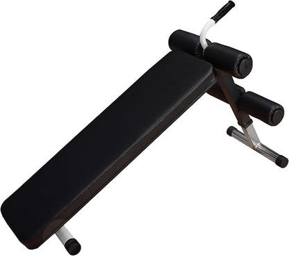 DF6000 Abdominal Crunch Bench – 400 LBS Capacity –Adjustable Sit up Bench – Ab Training Station for Home Gym by Deltech Fitness