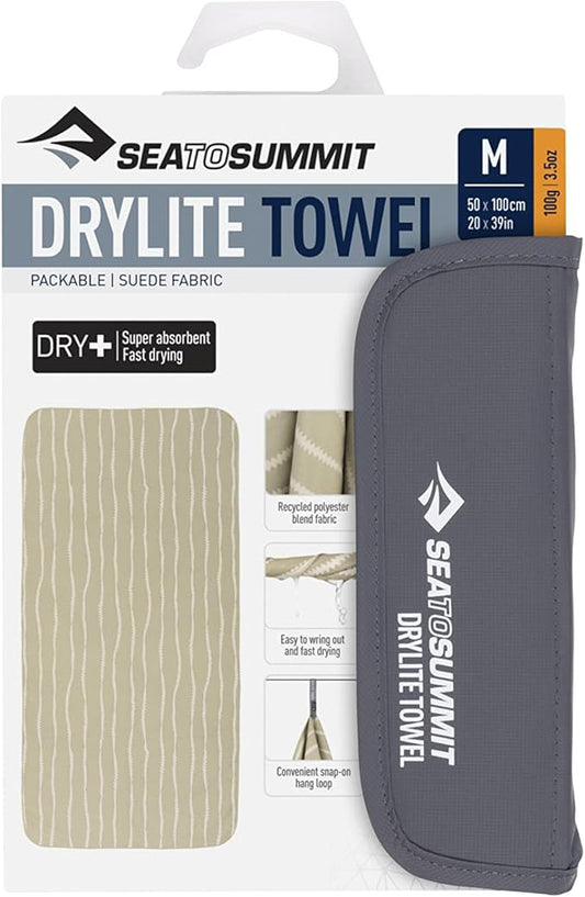 Sea to Summit Drylite Towel, Lightweight Camping and Travel Towel
