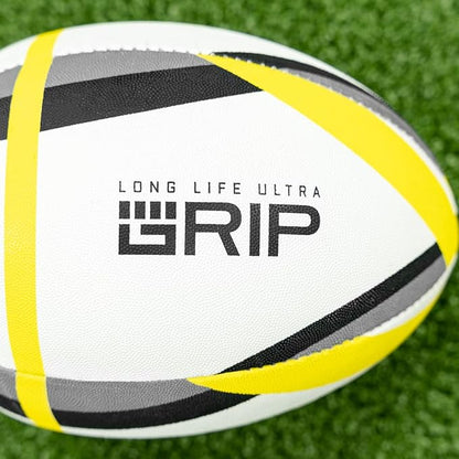 FORZA Rebounder Rugby Ball - Size 3, 4 & 5 Rugby Balls | Improve Reaction Times, Reflexes & Passing Accuracy | Half Rugby Ball | Rugby Training Equipment