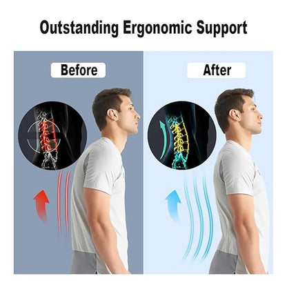YAHA Back Brace for Lower Back Pain Relief for Women/Men with Lumbar Pad, Back Support Belt with 7 Stays for Heavy Lifting, Sedentariness, Breathable Lumbar Support for Herniated Disc, Sciatica - XXL