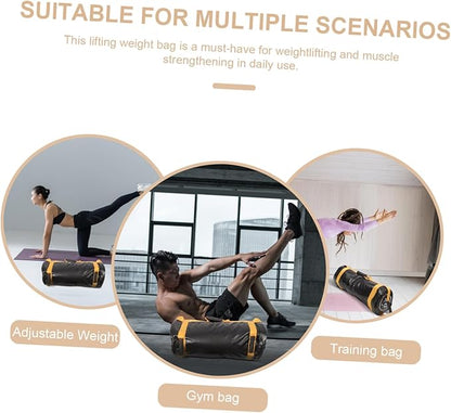TOYANDONA Portable Weight Lifting Bag for Men PVC Strength Training Sandbag for Muscle Building Versatile Workout Weight Bag for Fitness and Exercises