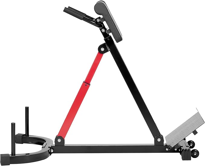 VEVOR Multi-Functional Weight Bench for Full Body Workout, Roman Chair Hyperextension Bench, Adjustable & Foldable Equipment for Back Arm Core Ab Workout, Sit Up Exercise Machine for Home Gym