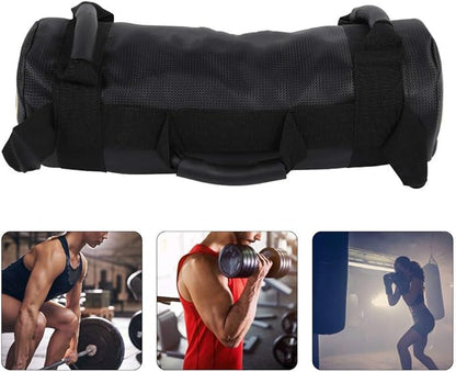 Weightlifting Training Sandbag Power Bag Fitness Workout High Intensity Exercises Durable PU Leather for Strength Training Home Gym Squats Dead Lifts Lunges Bicep Curls 10kg 20kg