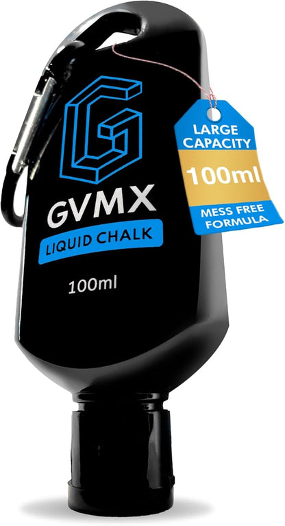 50ML/100ML/400ML Superior Grip Premium Liquid Chalk. Long Lasting Mess-Free Gym Chalk for Weightlifting, Gymnastics, Climbing. Fast Drying Refillable Gym Accessories. Package May Vary.