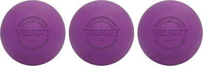 Velocity Lacrosse Balls - 1, 2, 3, 6, 12, 18, 24, 36, 60 and 120 Packs - for Practice, Official NFHS and College Approved Size