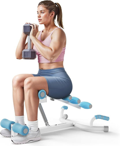 MERACH Deep Squat Machine for Women, Adjustable Glutes Trainer Machine, Core & Leg Exercise, Push Up Board Workout Equipment at Home Gym