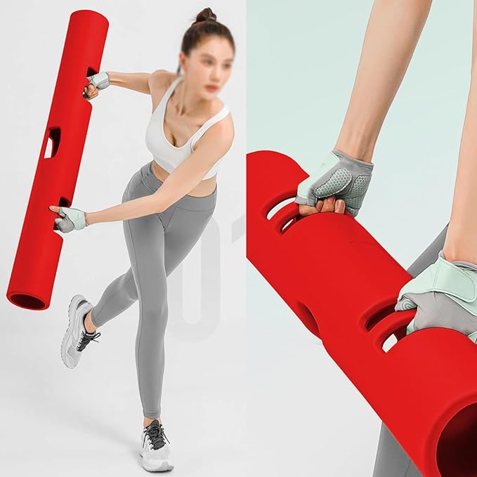 Multicolor 4 to 12kg Fitness Tube Portable Durable Training Rubber Weight Bar Weight Bearing Fitness TPR Barrel for Loaded Movement Training