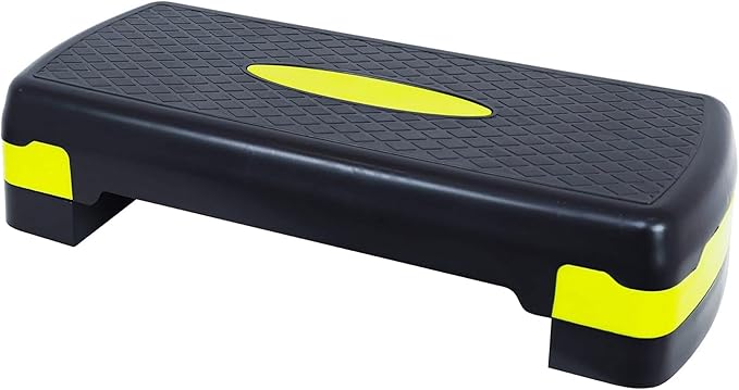 Fitvids Adjustable Workout Aerobic Stepper Step Platform Trainer, 27-Inch, Multiple Colors