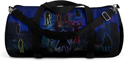 Anime Gym Bag for Women Men - Large Capacity Waterproof Workout Fitness Travel Sports Bags Fashion Street Camping ExpandaCLe Carry On Duffle Bag For Couple (Spder Troupe) PTY