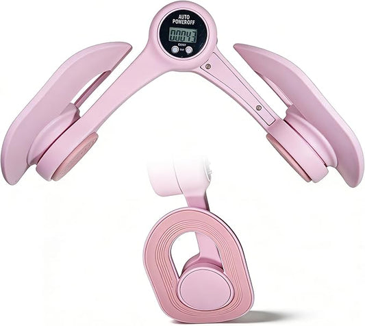 Hip Thigh Trainer, 360°Adjustable Pelvic Floor Exercise with LED Display, Inner Thigh Workout & Postpartum Recovery for Women, Home Gym Equipment for Hip, Leg, Arm