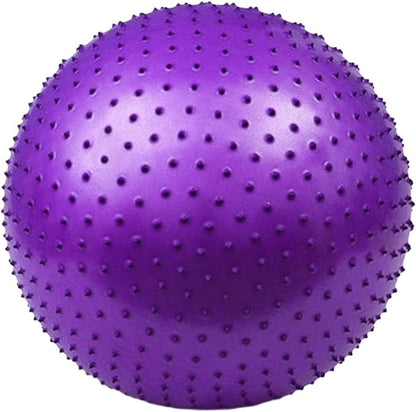 Exercise Balls Physical Therapy, Extra Thick Anti-Burst Non-Slip Yoga Ball with Quick Pump Yoga Ball for Pregnancy Fitness Pilates Stretching & Core Balance Stability Home Office Gym Workout