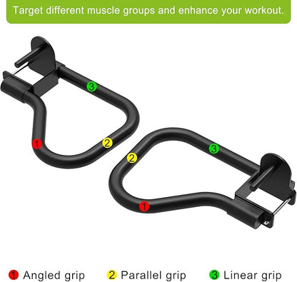 SELEWARE Power Cage Accessories, Dip Handles, Pull‑Up Stations, and Multi‑Grip Training Attachments