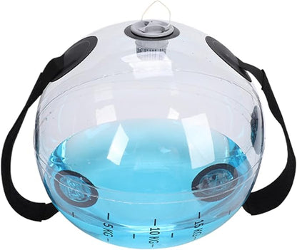 Aqua Bag Water Weights, Portable Fitness Water-Filled Weight Bags with Handle for Muscle Exercise, Adjustable Aqua Training Ball for Workout