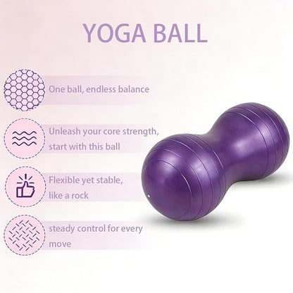 Peanut Ball, Exercise Balls, Pregnancy Ball for Birthing Yoga Ball for Pregnancy, Birthing Ball, Ideal for Labor & Core Strength Training