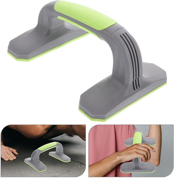 Kisangel 2pcs Push up Bars Home Workout Equipment Non-slip Plastic Pushup Handles for Strength Training Fitness Exercise Grips for Men Women Chest and Core