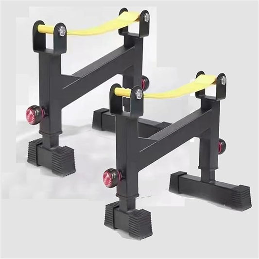 2 Stand Quiet Deadlift Barbell Elevation Stand…