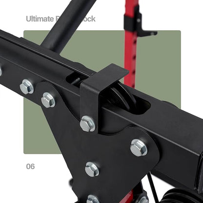 MAJOR FITNESS Drone1 Power Cage - Multi-Function Power Rack for Home Gym, Squat Rack, Cable Crossover System, for Strength Training