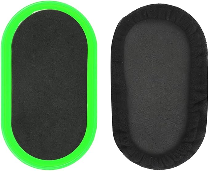 Workout Sliding Disc Sliders, 2 Pcs Core Stability Fitness Equipment, Yellow - Durable EVA and ABS Material, Full Body Muscle Training for Home and Gym
