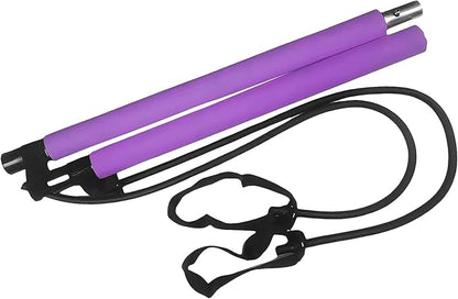 Pilates Bar Kit with Resistance Bands - Multifunctional Pilates Equipment for Women & Men Home Gym Pilates Yoga