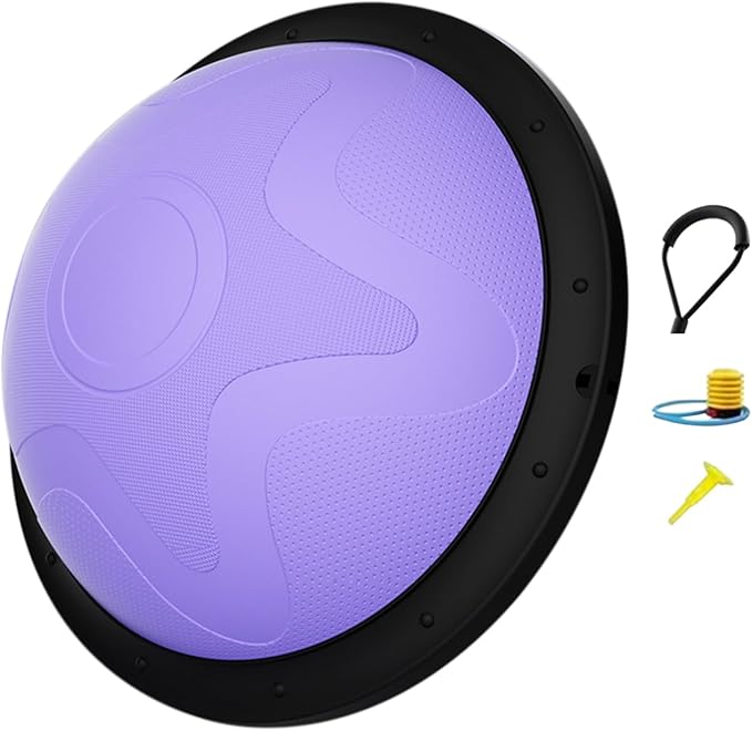 Balance Training Ball, Half Core Exercising Equipment, Core Workout Stability Ball, Fitness for Men Women Family Home Yoga Gym Studio