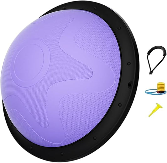 Balance Training Ball, Half Core Exercising Equipment, Core Workout Stability Ball, Fitness for Men Women Family Home Yoga Gym Studio